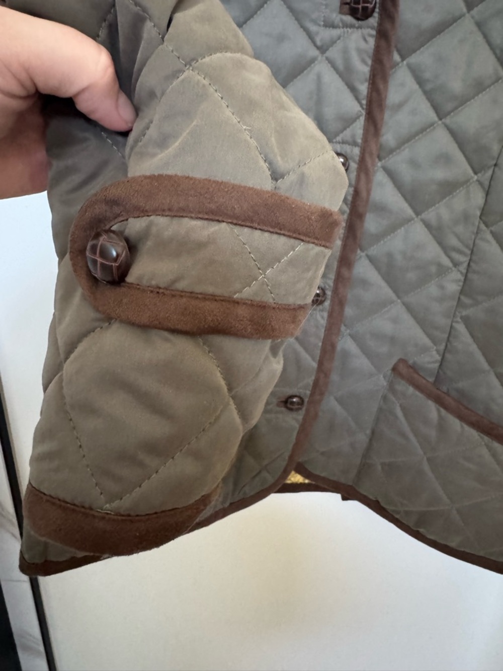 Olive Green Riding Jacket - Picture 4 of 11
